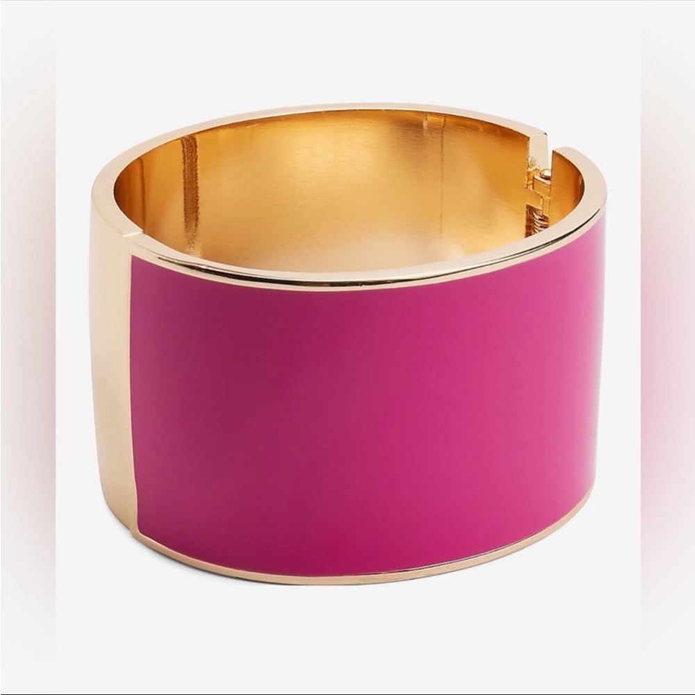 Express half painted snap cuff bracelet